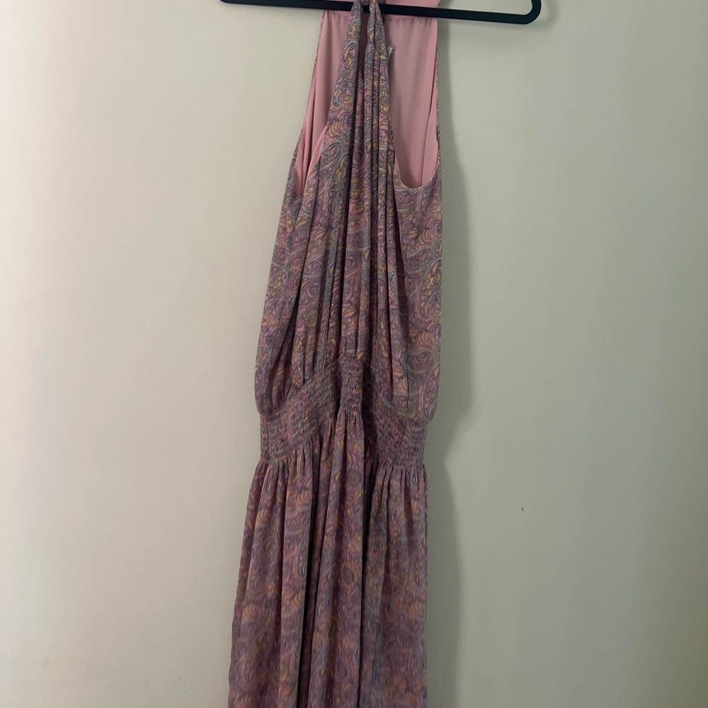 Ramy Brooks woman’s Elegant Halter Neck Paisley Dress - Picture 6 of 13